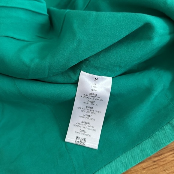 ADL x Raisa Vanessa crop green heart embellished button blazer M St Pattys - Picture 7 of 7